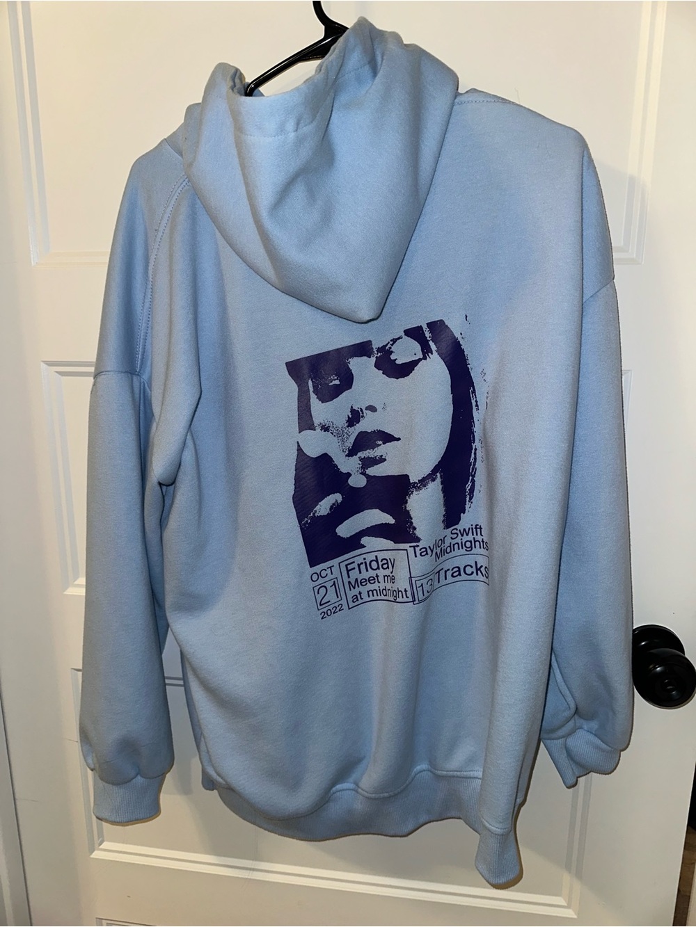 Taylor Swift Light Blue Midnights Hoodie